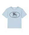 Burberry Simple T-shirt In Blue