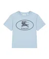 Burberry Simple T-shirt In Blue