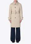 Burberry Single-breasted Belted Trench Coat