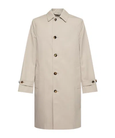 Burberry Single Breasted Blend Windbreaker