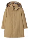 Burberry Vintage Check-lining Trench Coat In Neutrals