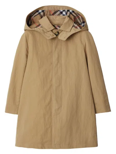 BURBERRY SINGLE-BREASTED CAR COAT