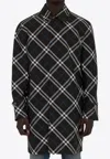 Burberry Check Medium Trench Coat In Brown