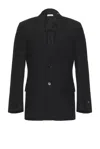 Burberry Single Breasted Jacket In Black