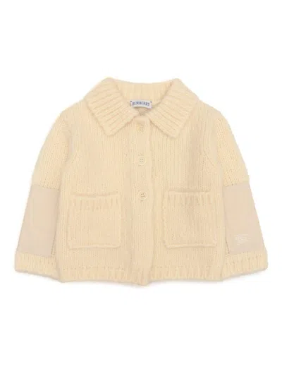 BURBERRY SINGLE-BREASTED KNITTED CARDIGAN