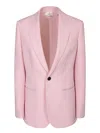 BURBERRY BURBERRY SINGLE-BREASTED PINK JACKET