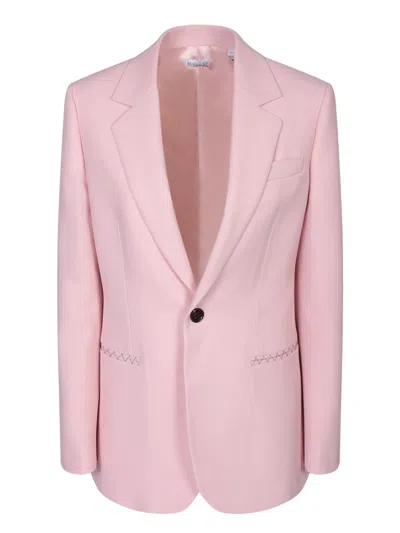 Burberry Single-breasted Pink Jacket