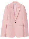 Burberry Tailored Mini Jacket In Pink