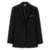 Burberry Single-breasted Wool Tailored Jacket