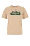 Burberry Soft Cotton T-shirt With Vibrant Floral Graphic