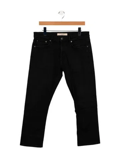 Pre-owned Burberry Skinny Jeans In Black