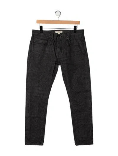 Pre-owned Burberry Skinny Jeans In Black