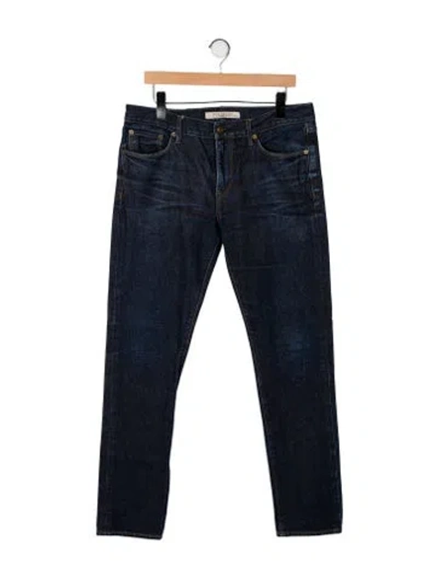 Pre-owned Burberry Skinny Jeans In Blue