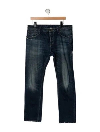 Pre-owned Burberry Skinny Jeans In Blue