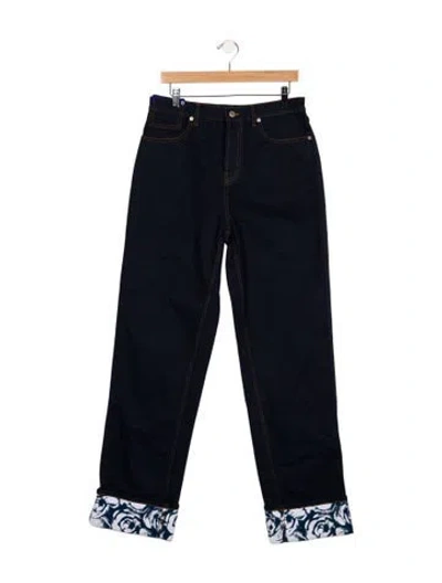 Pre-owned Burberry Skinny Jeans In Blue