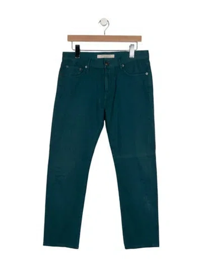 Pre-owned Burberry Skinny Jeans In Blue