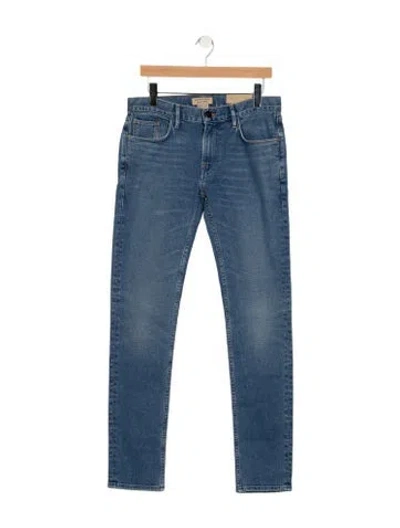 Pre-owned Burberry Skinny Jeans In Blue