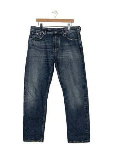 Pre-owned Burberry Skinny Jeans In Blue