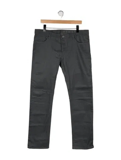 Pre-owned Burberry Skinny Jeans In Gray