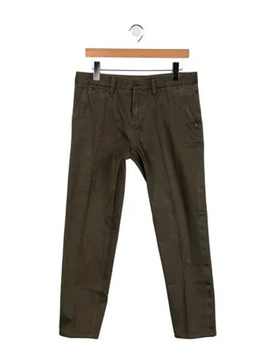 Pre-owned Burberry Skinny Jeans In Green