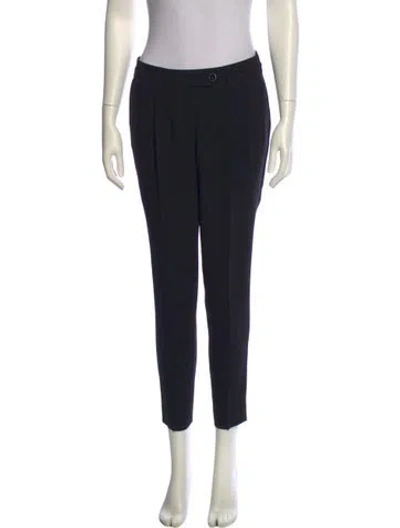 Pre-owned Burberry Skinny Leg Pants In Black