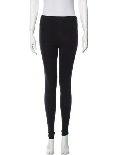 Pre-owned Burberry Skinny Leg Pants In Black