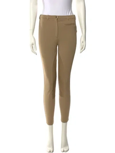 Pre-owned Burberry Skinny Leg Pants In Brown