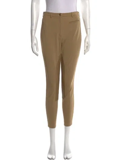 Pre-owned Burberry Skinny Leg Pants In Neutral