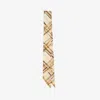Burberry Reversible Checked Scarf In Nutmeg