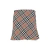 Burberry Women Embroidered Twill Mini Skirt In Neutral