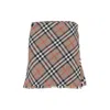 Burberry Women Embroidered Twill Mini Skirt In Neutral