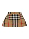 Burberry Girl's Anjelica Check-print Pleated Skirt