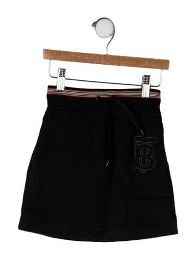 Pre-owned Burberry Babies' Skirt In Black