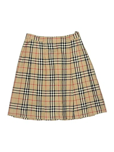 Pre-owned Burberry Kids' Skirt In Brown