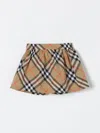 Burberry Kids Skirts Grey In Beige