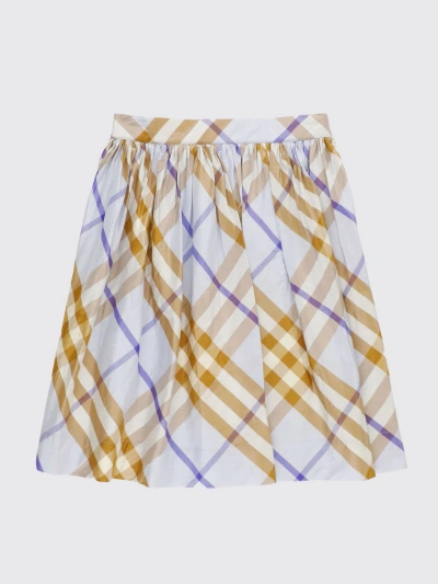 Burberry Skirt  Kids Color Multicolor In Bunt