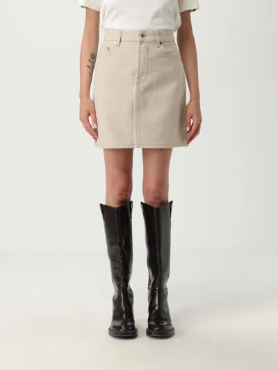 BURBERRY SKIRT BURBERRY WOMAN COLOR BEIGE,G92866022