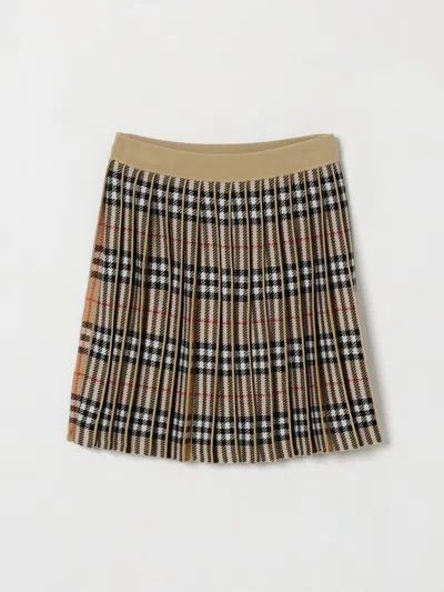 Burberry Skirt Kids Color Beige
