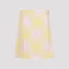 Burberry Checked A-line Mini Skirt In Sherbet Ip Check