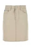 Burberry Equestrian Knight Denim Skirt