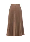 Burberry Skirts In Beige