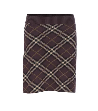 Burberry Skirts In Brown