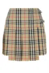 Burberry Vintage Check Wool Kilt In Multicolor