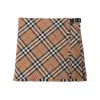 Burberry Check Wool Blend Mini Skirt Clothing In Multicolor