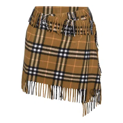 Burberry Skirts In Oxide Ip Check