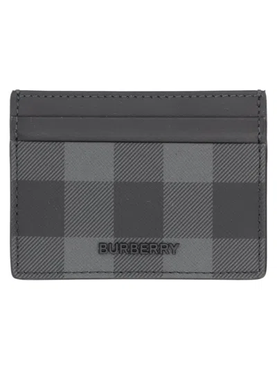Burberry Sleek Mini Wallet In Grey