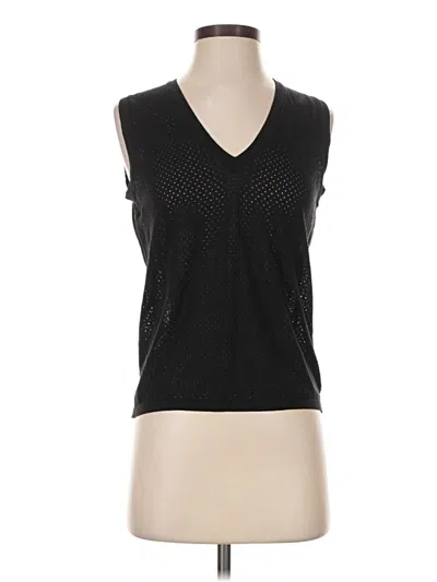 Pre-owned Burberry Sleeveless Blouse In Black