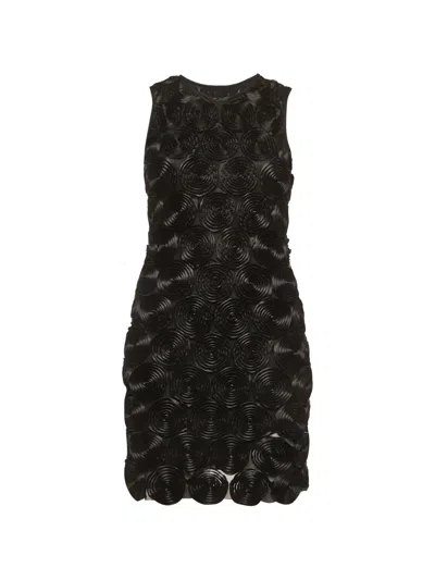 Pre-owned Burberry Sleeveless Mini Dress In Black