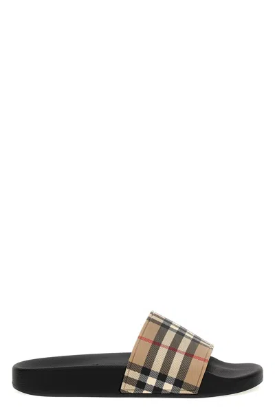 Burberry Slide Check In Sand