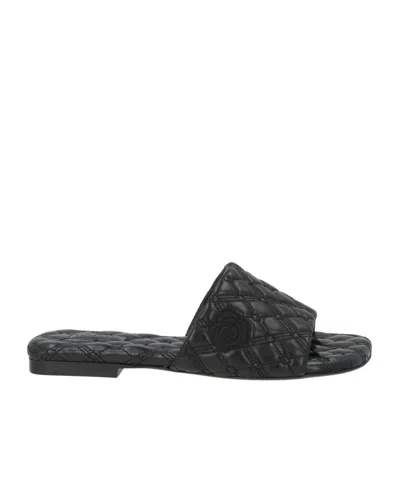 Burberry Slide Sandals In Multi
